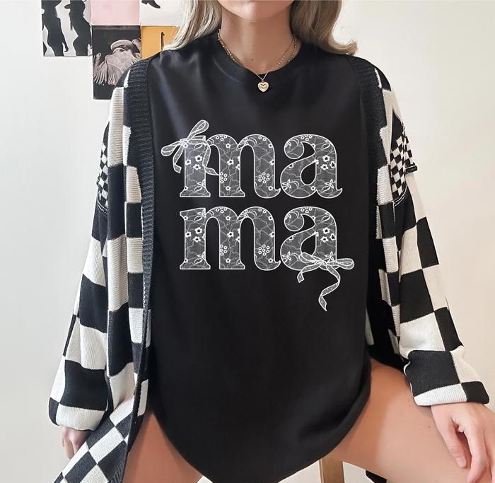 Mama Lace Womens Graphic Tee