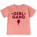  Girl Gang Shirt for Girls, Toddler Girl Graphic Tee, Matching Sister Tees, Trendy Youth T-Shirt, Best Friends Matching Outfit