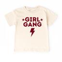  Girl Gang Shirt for Girls, Toddler Girl Graphic Tee, Matching Sister Tees, Trendy Youth T-Shirt, Best Friends Matching Outfit