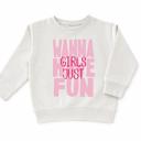 Girls Just Wanna Have Fun Sweatshirt | Trendy Girls Graphic Sweatshirt
