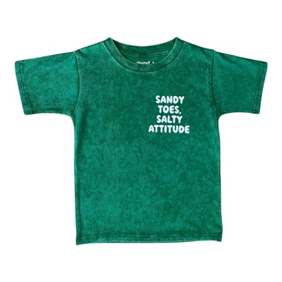 Sandy Toes | Kids Summer Graphic Beach Tee