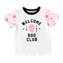  Boo Club | Girls Halloween Shirt | Lace Sleeves