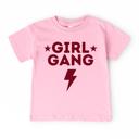  Girl Gang Shirt for Girls, Toddler Girl Graphic Tee, Matching Sister Tees, Trendy Youth T-Shirt, Best Friends Matching Outfit