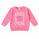  Girls Just Wanna Have Fun Sweatshirt | Trendy Girls Graphic Sweatshirt