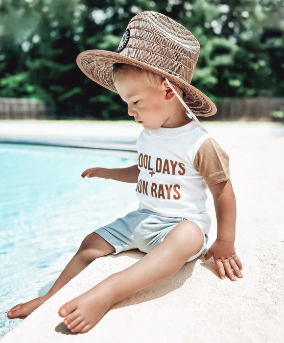 Toddler Graphic Tee | Pool Days + Sun Rays Kids Summer Shirt