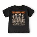  Boys Halloween Shirts | Rolling Bones Toddler Halloween Vintage Tee