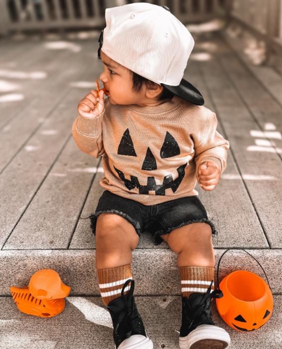 Kids Halloween and Fall Sweatshirt 