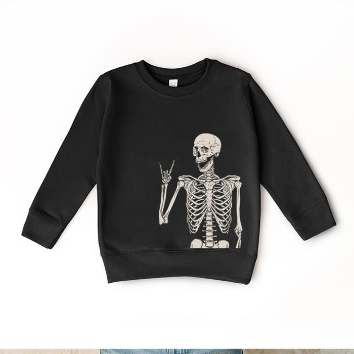 Cool Skeleton Boys Halloween Graphic Sweatshirt