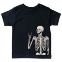  Cool Skeleton Boys Halloween Graphic Short Sleeve Tee