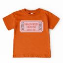  Vintage Haunted House Ticket Tee | Kids Halloween Shirt
