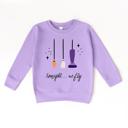  Hocus Pocus Girls Halloween Sweatshirt | Tonight We Fly Kids Sweatshirt | Kids Halloween Shirt