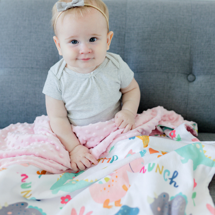 Premium Baby & Toddler Minky Blanket 30x40 - Last Chance!