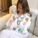 Hot Air Balloon Multifunctional Baby Cover – Nursing, Carseat, Stroller & Everyday Baby Use