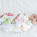 Farm Animals Buttery Soft & Stretchy Swaddle Blanket – Large 47x47 Baby Essential