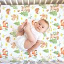 Forest Friends Premium Buttery Soft Crib Sheet – Gentle, Stretchy & Secure Fit