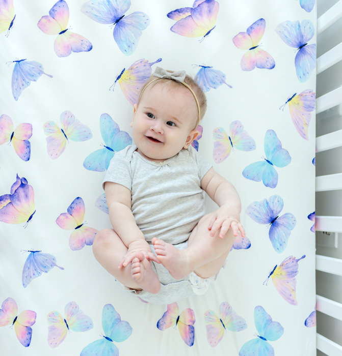 Premium Buttery Soft Crib Sheet – Gentle, Stretchy & Secure Fit