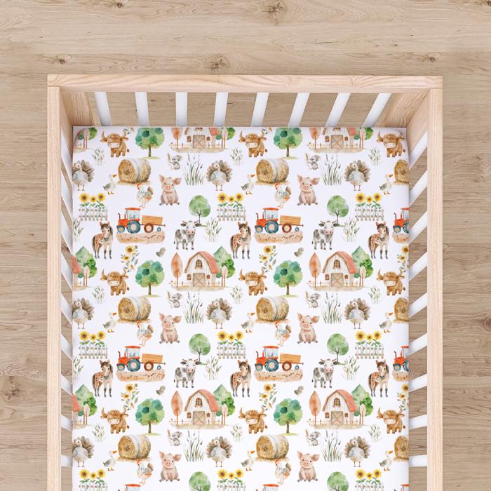Premium Buttery Soft Crib Sheet – Gentle, Stretchy & Secure Fit