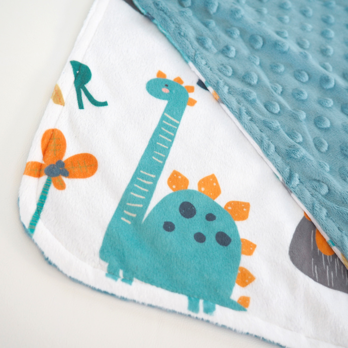 Premium Mini Minky Blanket – 18x18 Baby & Toddler Snuggle Essential