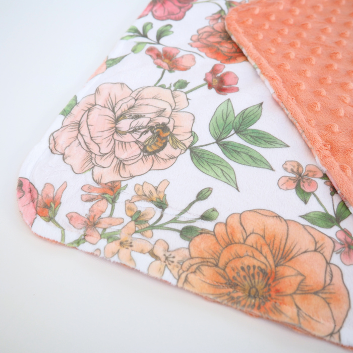 Premium Mini Minky Blanket – 18x18 Baby & Toddler Snuggle Essential