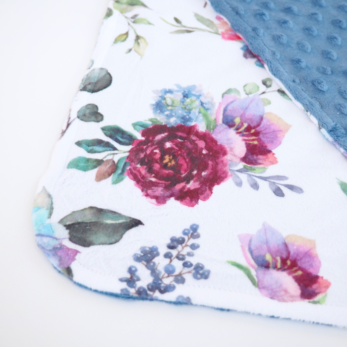 Premium Mini Minky Blanket – 18x18 Baby & Toddler Snuggle Essential
