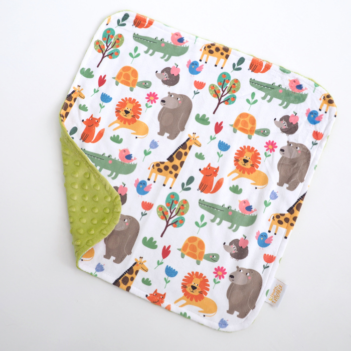 Premium Mini Minky Blanket – 18x18 Baby & Toddler Snuggle Essential