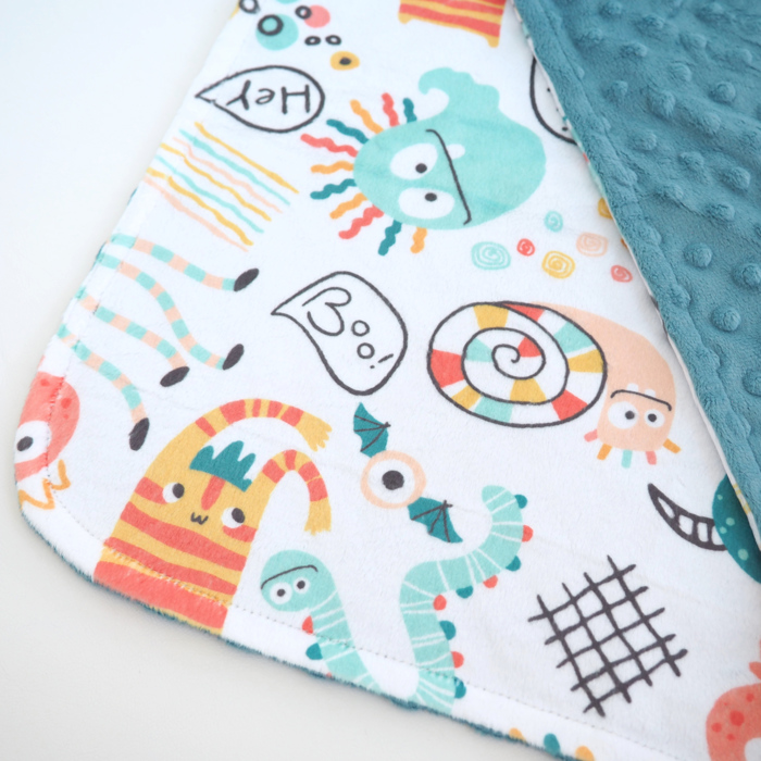 Premium Mini Minky Blanket – 18x18 Baby & Toddler Snuggle Essential