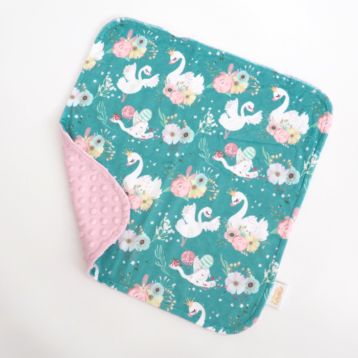 Premium Mini Minky Blanket – 18x18 Baby & Toddler Snuggle Essential