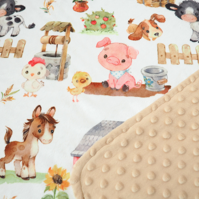 Premium Baby & Toddler Minky Blanket 30x40  - The Classics