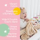  Premium Buttery Soft Crib Sheet – Gentle, Stretchy & Secure Fit