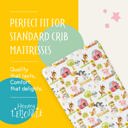  Premium Buttery Soft Crib Sheet – Gentle, Stretchy & Secure Fit