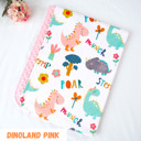 Dinoland Pink Premium Baby & Toddler Minky Blanket 30x40 - Last Chance!