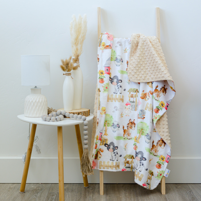 Premium Baby & Toddler Minky Blanket 30x40  - The Classics