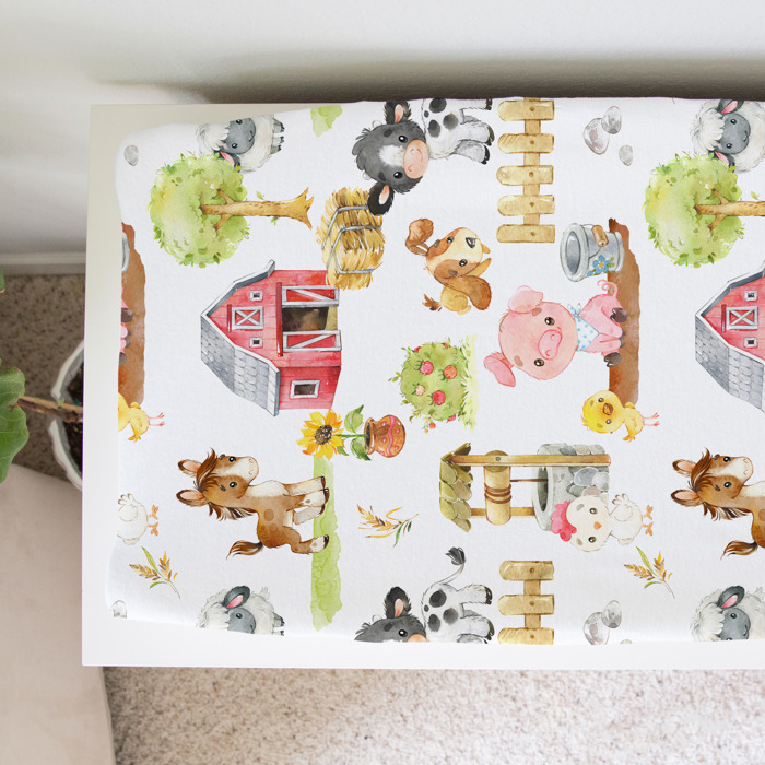 Premium Changing Pad Cover – Gentle, Snug Fit for Baby