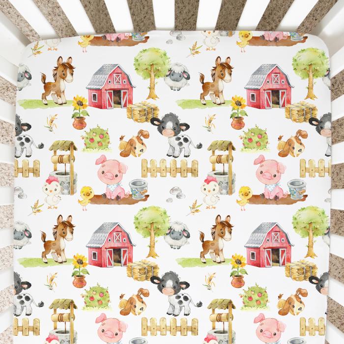 Premium Buttery Soft Crib Sheet – Gentle, Stretchy & Secure Fit