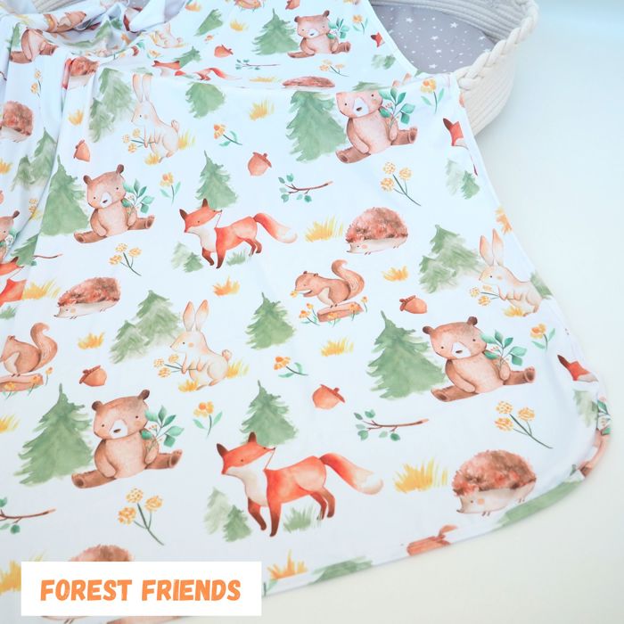 Buttery Soft & Stretchy Swaddle Blanket – Large 47x47 Baby Essential
