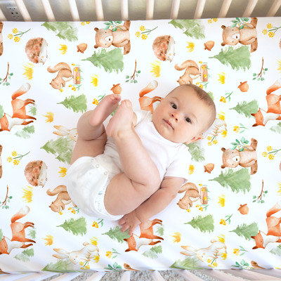 Premium Buttery Soft Crib Sheet – Gentle, Stretchy & Secure Fit