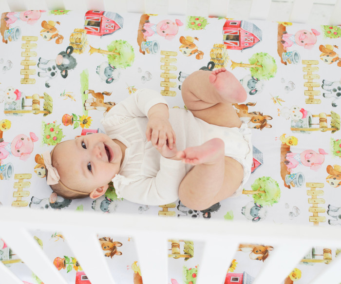 Premium Buttery Soft Crib Sheet – Gentle, Stretchy & Secure Fit