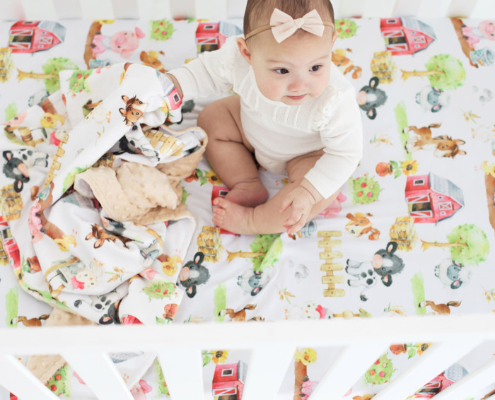 Premium Buttery Soft Crib Sheet – Gentle, Stretchy & Secure Fit