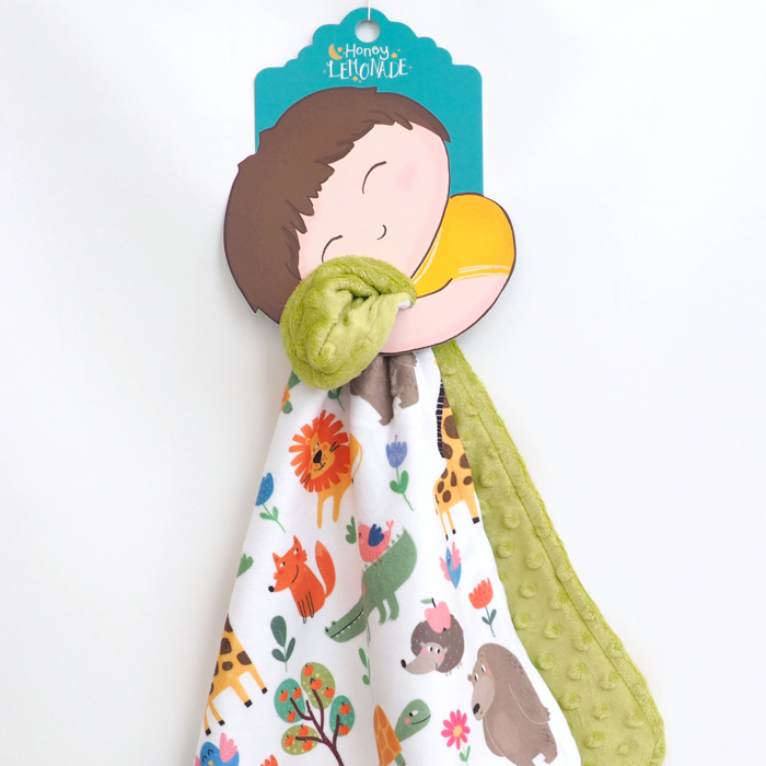 Premium Mini Minky Blanket – 18x18 Baby & Toddler Snuggle Essential