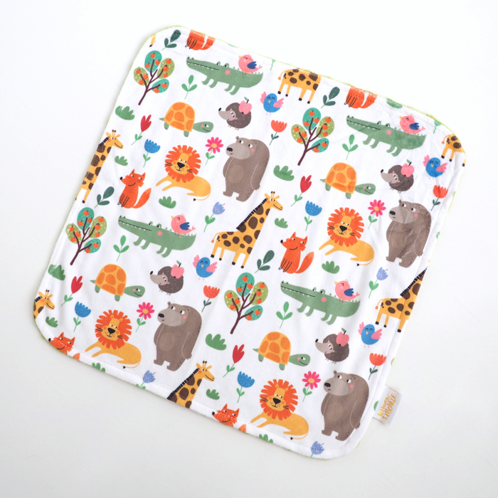 Premium Mini Minky Blanket – 18x18 Baby & Toddler Snuggle Essential