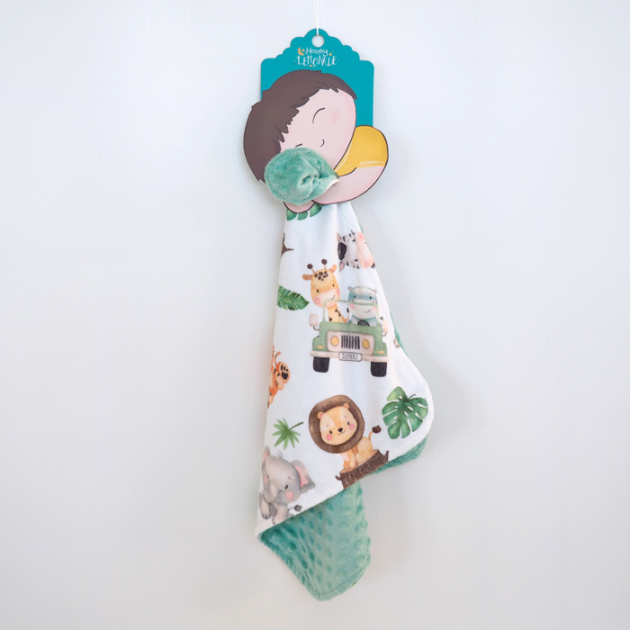 Premium Mini Minky Blanket – 18x18 Baby & Toddler Snuggle Essential