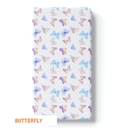 Butterfly Premium Buttery Soft Crib Sheet – Gentle, Stretchy & Secure Fit
