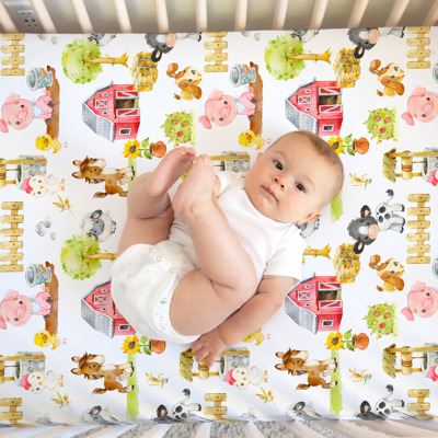 Premium Buttery Soft Crib Sheet – Gentle, Stretchy & Secure Fit