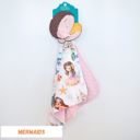 Mermaids Premium Mini Minky Blanket – 18x18 Baby & Toddler Snuggle Essential