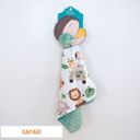 Safari Premium Mini Minky Blanket – 18x18 Baby & Toddler Snuggle Essential