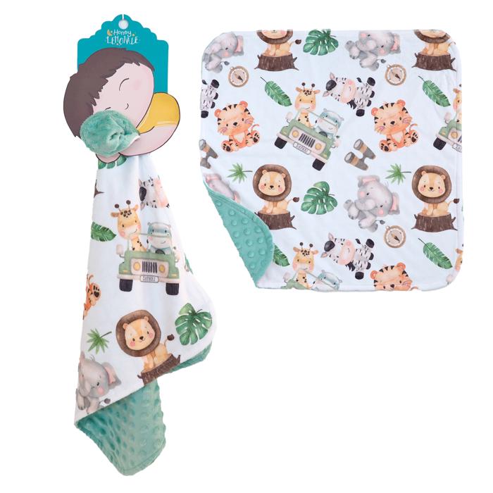 Premium Mini Minky Blanket – 18x18 Baby & Toddler Snuggle Essential