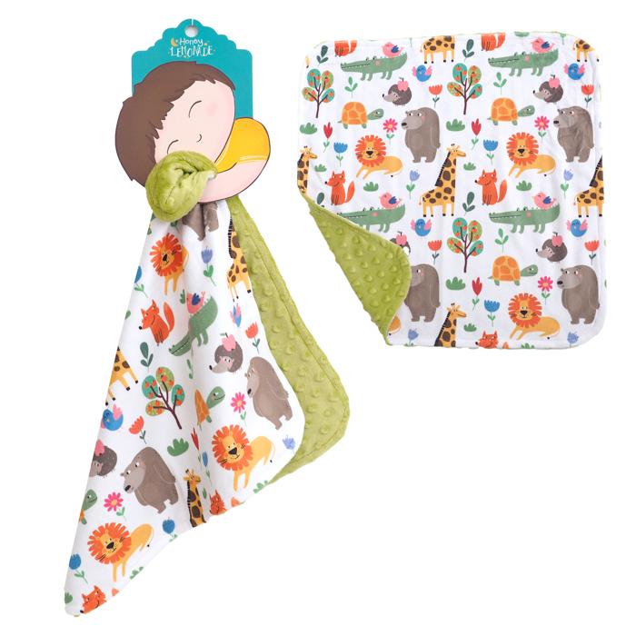 Premium Mini Minky Blanket – 18x18 Baby & Toddler Snuggle Essential