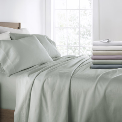 300 Thread Count Cotton Sheet Set in Essential Colors