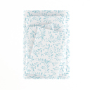 Queen Burst of Vines Light Blue Patterned Ultra-Soft Bed Sheet Set - Bohemian Patterns