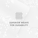 King Trellis Vine Light Gray Patterned Ultra-Soft Bed Sheet Set - Bohemian Patterns